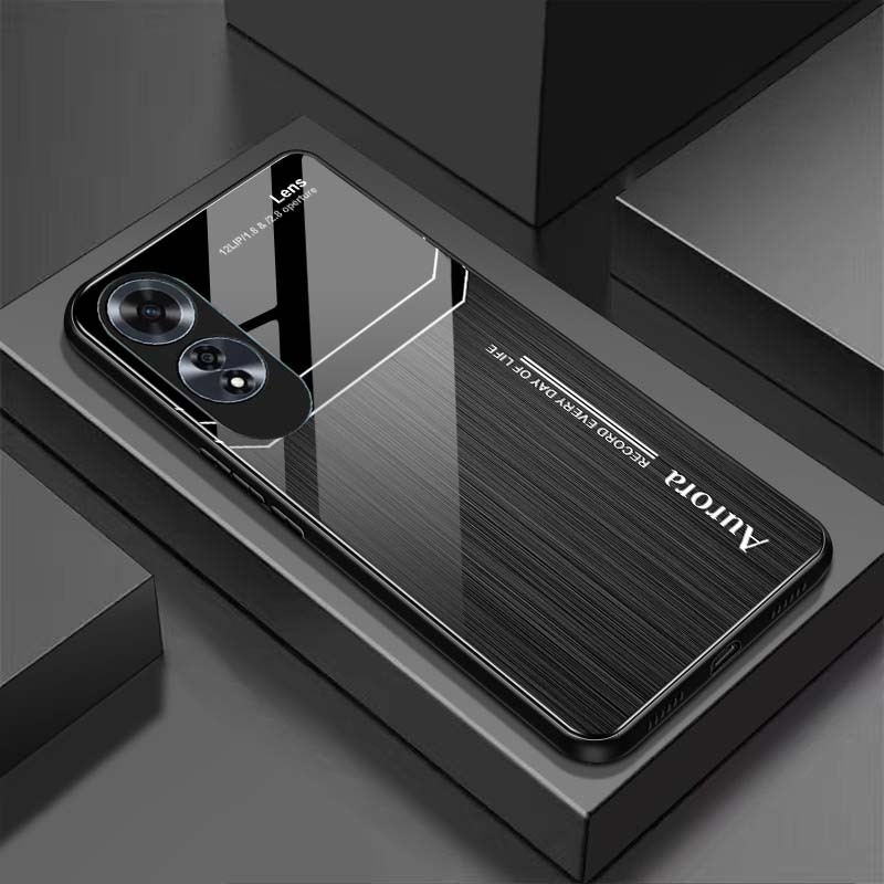 Ốp Lưng OPPO A60 Mặt Lưng Kính Cường Lực Sáng Bóng