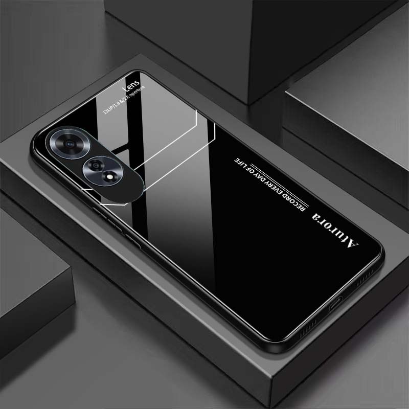 Ốp Lưng OPPO A60 Mặt Lưng Kính Cường Lực Sáng Bóng