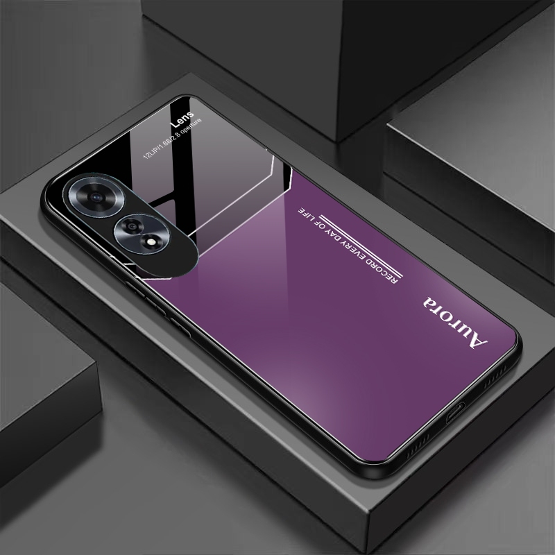 Ốp Lưng OPPO A60 Mặt Lưng Kính Cường Lực Sáng Bóng