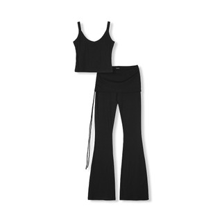 Set Áo Nữ Tanktop Comfort Flare Pant, Chất Vải Thun Rip Lạnh Thoải Mái, WSB137 SOME HOW STORE
