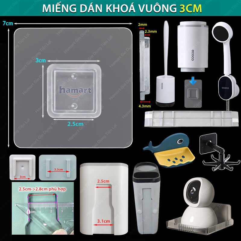 Dán Thay Thế Kệ Để Dao Kéo Nhà Bếp Ecoco Bộ Nhả Kem 3 4 Cốc Để Đồ Tắm Giá Treo Chậu Thau Treo Tường | BigBuy360 - bigbuy360.vn
