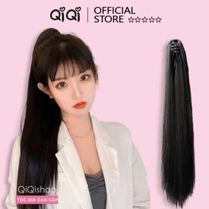Tóc giả nữ ngoạm đuôi CAO CẤP. Tóc thẳng dài nữ tính QiQiShop