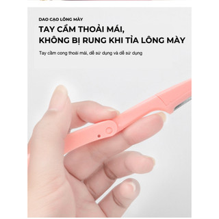 HÀNG TẶNG KHÔNG BÁN Dao Cạo Lông Mày Dụng Cụ Tỉa Chân Mày Và Tóc Mái Gấp Gọn Tiện Lợi Rosslyn Accessory QT125
