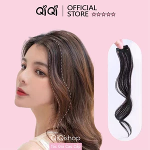 Tóc mái giả, Mái xoăn 2 bên phong cách Hàn Quốc sang chảnh QiQiShop