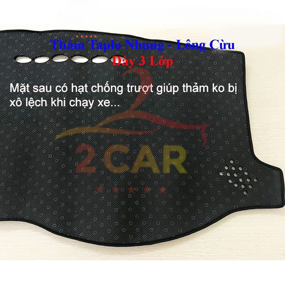 Thảm Taplo Nhung mịn Nissan Sunny 2012 - 2021- 2025 chuẩn fom xe