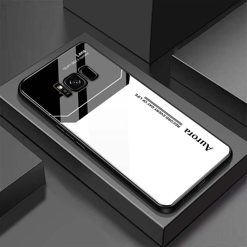 Ốp Lưng SAMSUNG S8, S8+ Mặt Lưng Kính Cường Lực Sáng Bóng