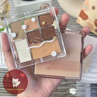 [JUDYDOLL] Bảng Mắt JUDYDOLL 7 Ô Vỏ Trong, Nắp Ombre Nhũ Lì, Bảng Mắt Tone Ấm, Tự Nhiên 8.5g