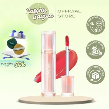 [JUDYDOLL] Son Tint Bóng Judydoll Ombre, Độ Bóng Cao, Lâu Trôi, Ice Tea Watery Lip Gloss 2.4g