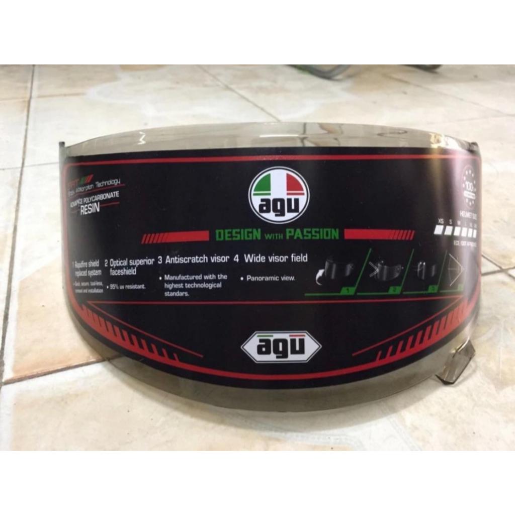 Kính gắn mũ bảo hiểm fullface AGU, mũ ASIA M136