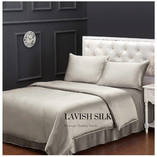 (Deal Hời) Ga giuòng drap lẻ Lụa LS Lavish silk Hàng loại 1 cao cấp mát lạnh_Bạc Kim