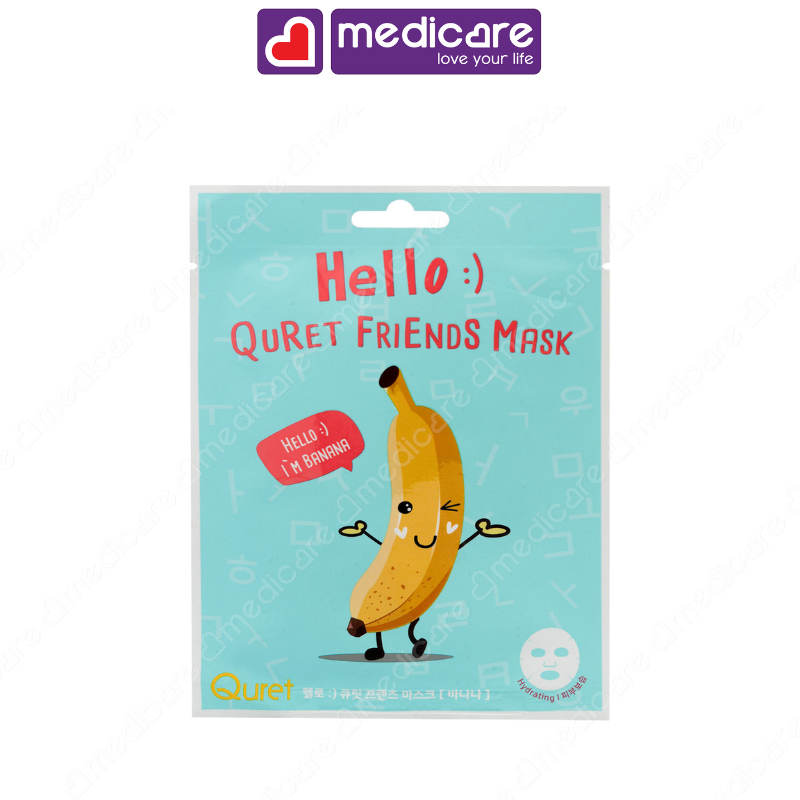 Mặt nạ QURET hello dưỡng ẩm 25g
