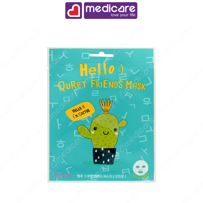 Mặt nạ QURET hello dưỡng ẩm 25g