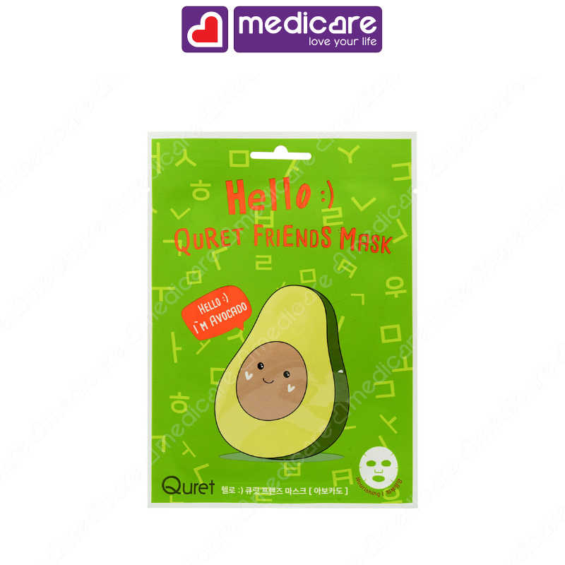 Mặt nạ QURET hello dưỡng ẩm 25g