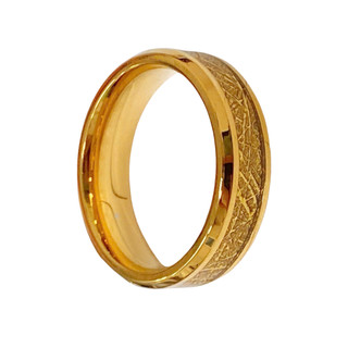 Nhẫn cặp đôi LAMY Meteorite Edge Ring Gold 8391