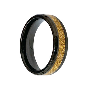 Nhẫn cặp đôi LAMY Meteorite Edge Ring Gold 8391