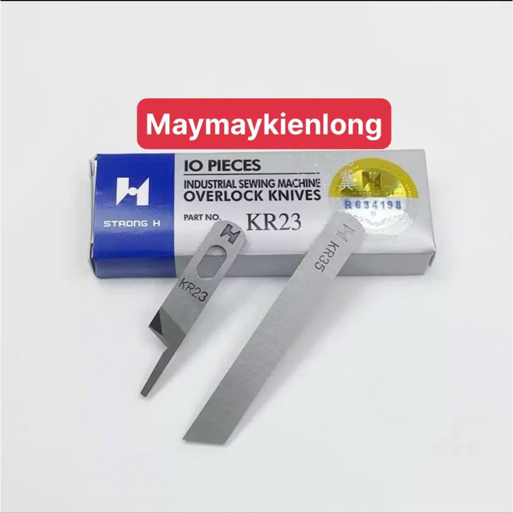 Dao Dưới KR35 StrongH, Dao Trên KR23 StrongH - Máy Vắt Sổ Công Nghiệp