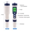 Bút kiểm tra chất lượng nước, đo độ mặn nước 5 là 1 pH/TDS/EC/độ mặn/nhiệt độ, kèm theo 3 gói pH tiêu chuẩn
