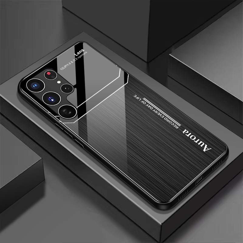 Ốp Lưng SAMSUNG S22, S22+, S22 ULTRA Mặt Lưng Kính Cường Lực Sáng Bóng