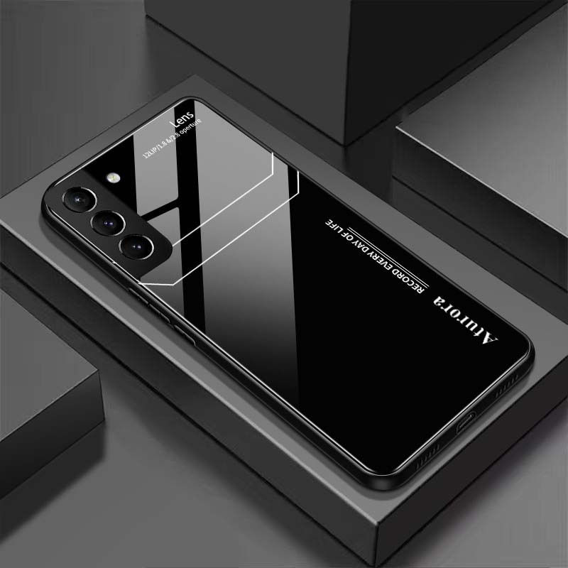 Ốp Lưng SAMSUNG S21, S21 FE, S21+ Mặt Lưng Kính Cường Lực Sáng Bóng