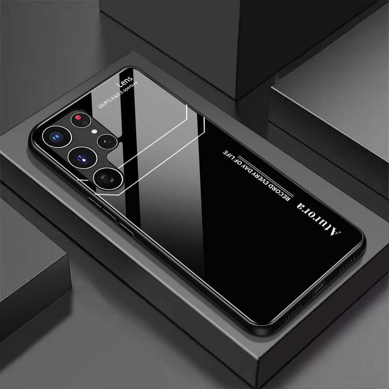 Ốp Lưng SAMSUNG S23, S23+, S23 ULTRA Mặt Lưng Kính Cường Lực Sáng Bóng