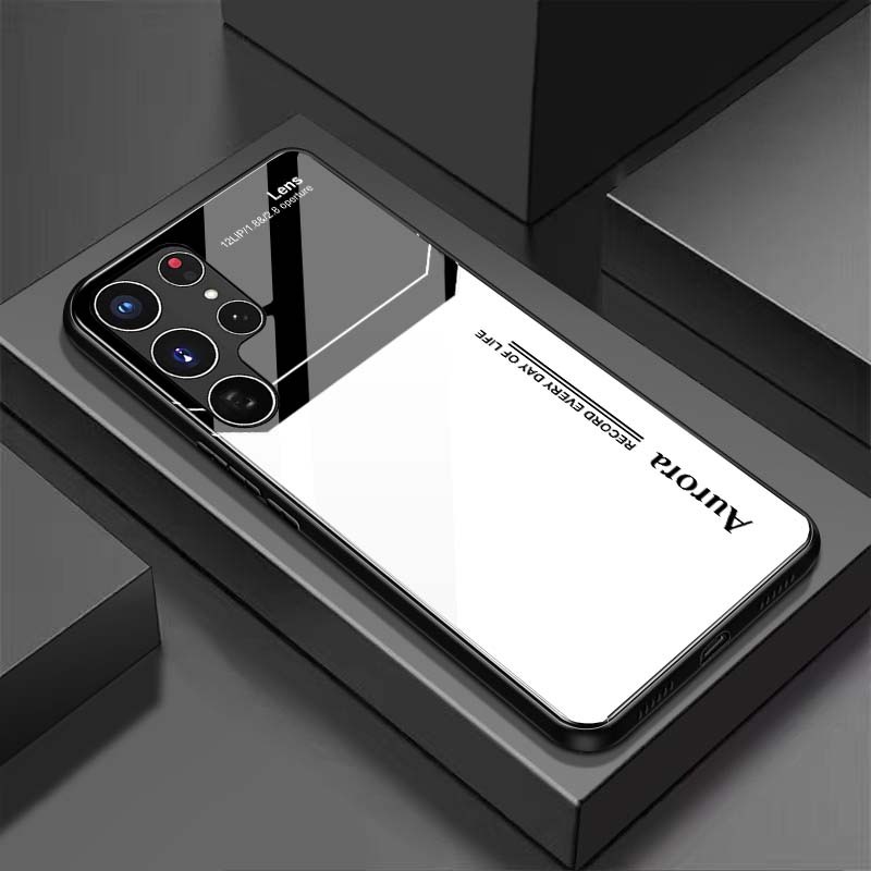 Ốp Lưng SAMSUNG S23, S23+, S23 ULTRA Mặt Lưng Kính Cường Lực Sáng Bóng