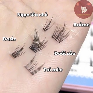 [VEECCI] Set Lông Mi Giả VEECCI, Mi Cụm Anime Tách Sợi, Trang điểm tự nhiên