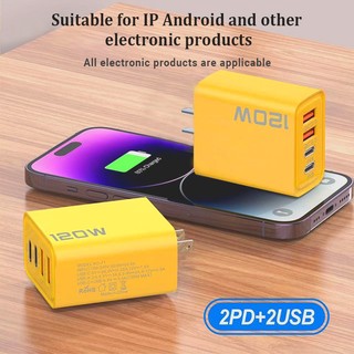 SALE HOT Bộ sạc nhanh GAN 120W PD USB TypeC Sạc nhanh Bộ chuyển đổi (phukienmk10)