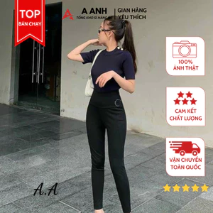 Legging Parada Nâng Mông, Cạp Cao Ghen Bụng Siêu Hack Dáng