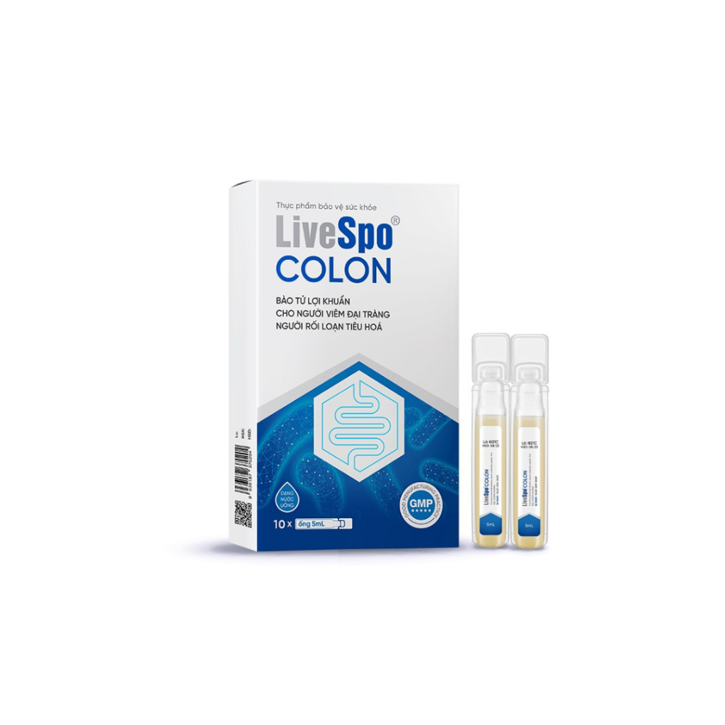 Ảnh Combo 9 Hộp Bào tử lợi khuẩn LiveSpo Colon dùng cho Viêm Đại Tràng, Tiêu chảy, Táo bón(10 ống) 4