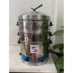 [BẢO HÀNH 12 THÁNG] Nồi hấp xôi mini gia đình đường kính 35cm INOX CAO CẤP ( Tặng kèm miếng lót và dụng cụ vệ sinh) — ảnh 2