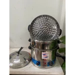 [BẢO HÀNH 12 THÁNG] Nồi hấp xôi mini gia đình đường kính 35cm INOX CAO CẤP ( Tặng kèm miếng lót và dụng cụ vệ sinh) — ảnh 1