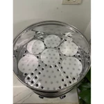 [BẢO HÀNH 12 THÁNG] Nồi hấp xôi mini gia đình đường kính 35cm INOX CAO CẤP ( Tặng kèm miếng lót và dụng cụ vệ sinh) — ảnh 4