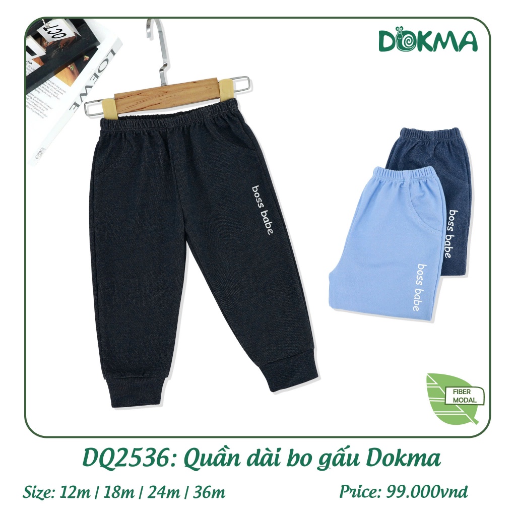 (8-13kg, 6-36M) Quần Dài Cotton Dokma Cho Bé DMQ2193 DQ3090 DQ3265 DQ3142