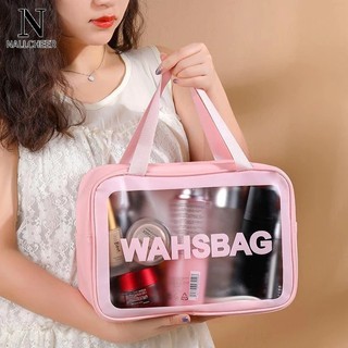 Túi đựng mỹ phẩm du lịch CSHome đựng đồ trang điểm sang trọng tiện dụng Washbag trong suốt chống thấm nước tiện dụg HL8