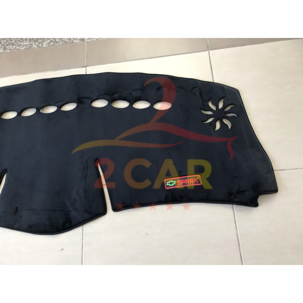Thảm taplo nhung xe Chevrolet Spark đời  2008- 2009 2010 2011 2012 -Hàng lông cừu 3 lớp chống trượt, chống nắng hiệu quả