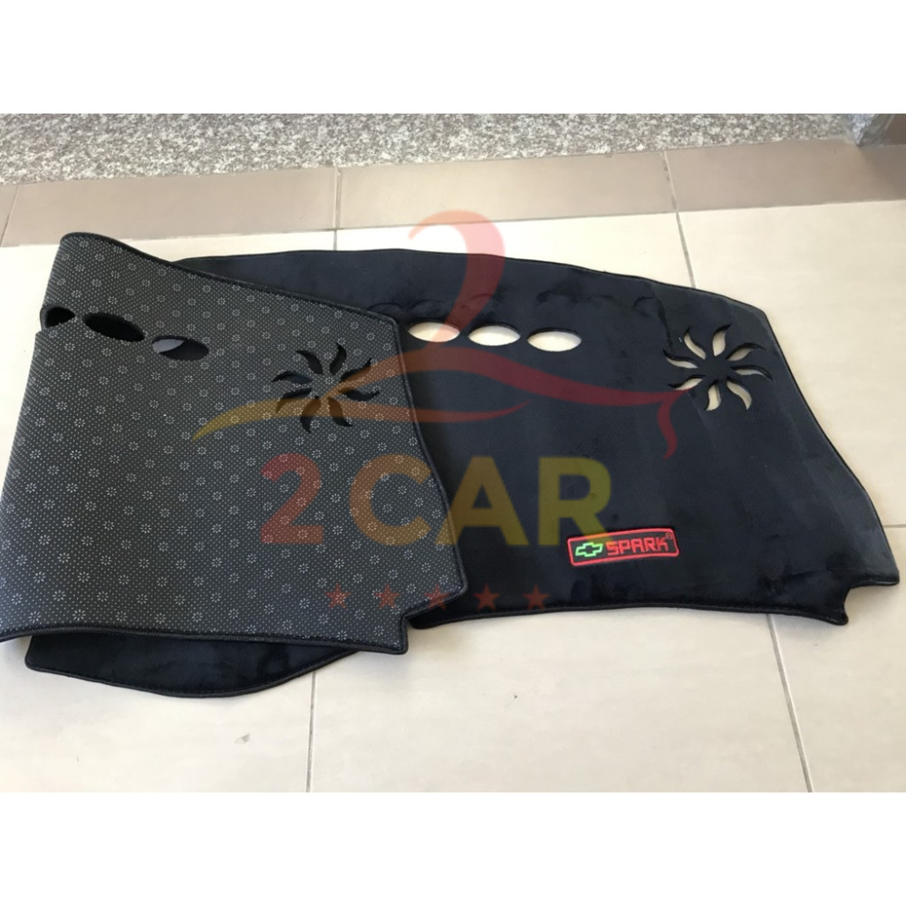 Thảm taplo nhung xe Chevrolet Spark đời  2008- 2009 2010 2011 2012 -Hàng lông cừu 3 lớp chống trượt, chống nắng hiệu quả