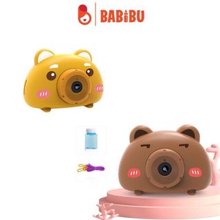 XẢ KHO - Máy chụp ảnh bắn bong bóng hình thú dễ thương cho bé