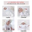 Chăn Ủ Choàng Khăn Quấn Xô Muslin 4 Lớp Có Mũ Cho Bé Sơ Sinh IQKAO UC07 Thoáng Mát Khăn Tắm Đa Năng