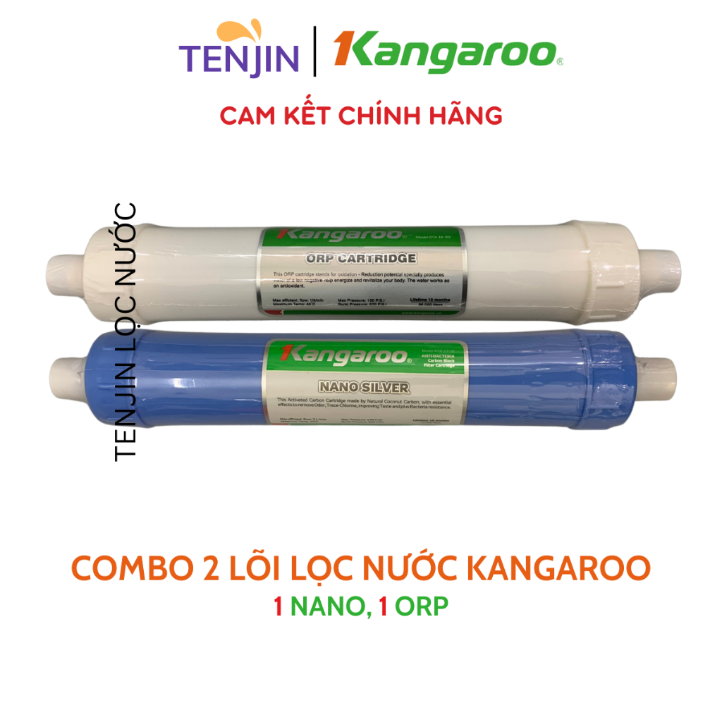 Combo 2 Lõi Chức Năng Kangaroo Bổ Sung Khoáng Chất Dùng Cho Máy Lọc Nước RO