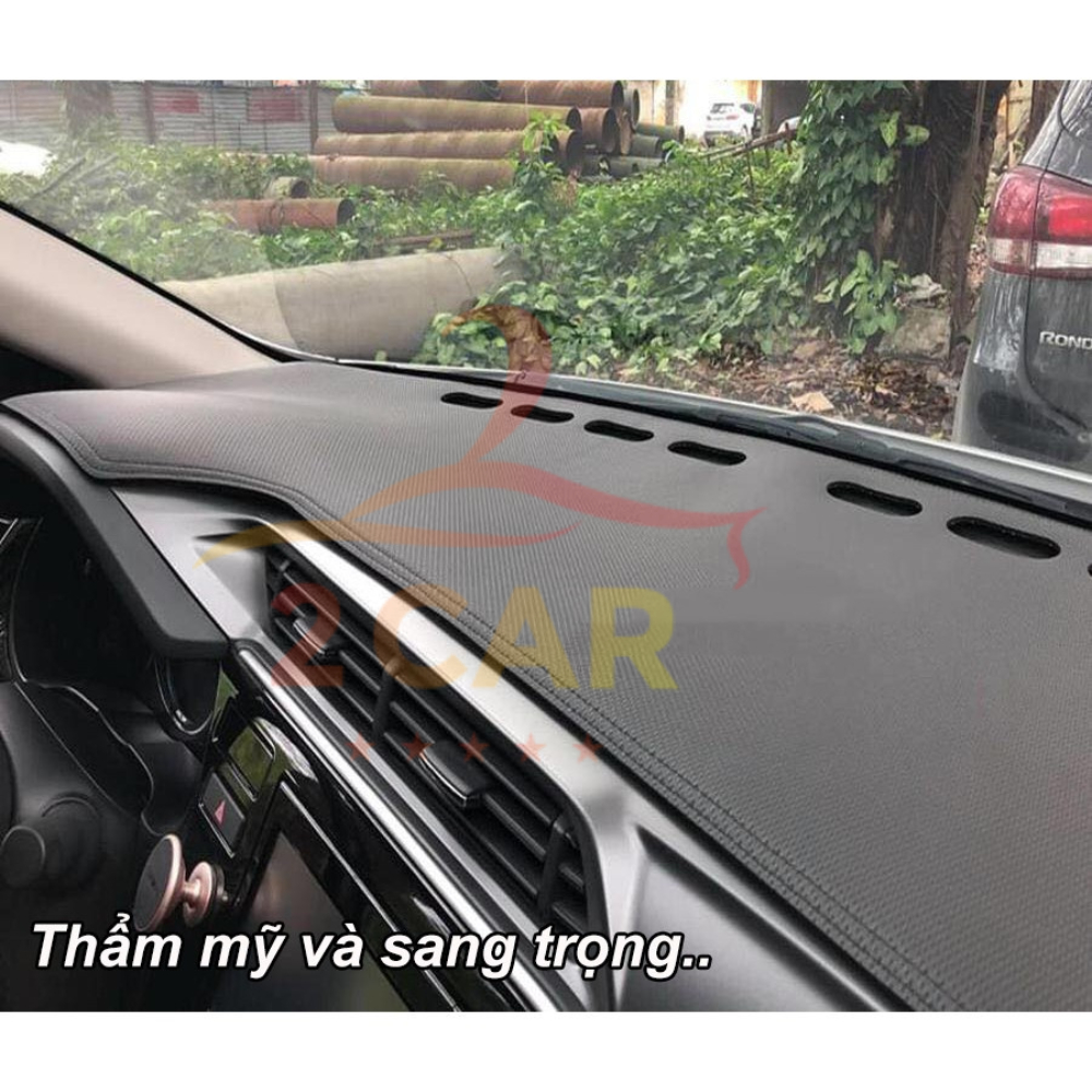 Thảm Taplo Xe MG ZS Mẫu Da CARBON chống nắng tốt không bám bụi, thẩm mỹ cao