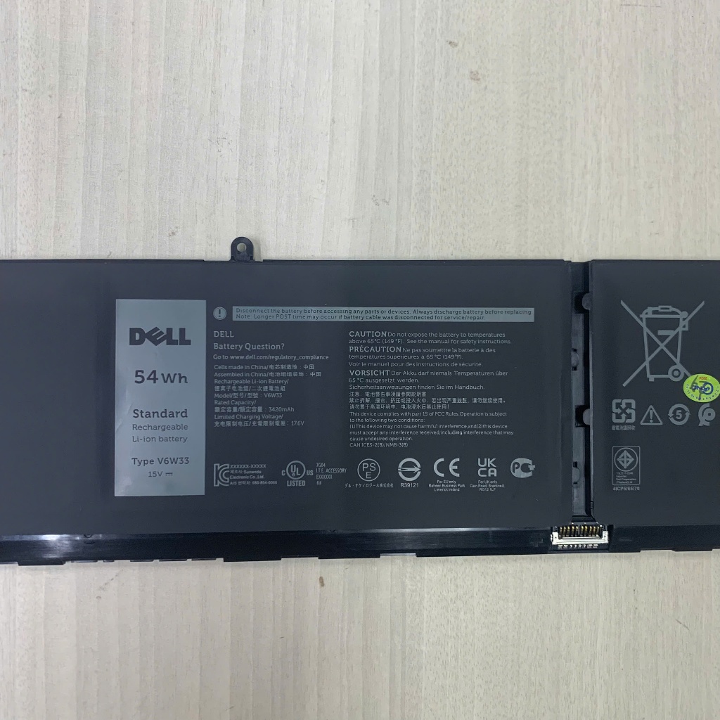 PIN DELL LATITUDE 3420 3320 3520, Vostro 3510 3511 3515 5310 5410 5415 5510 5515 G91J0 V6W33 TN70C