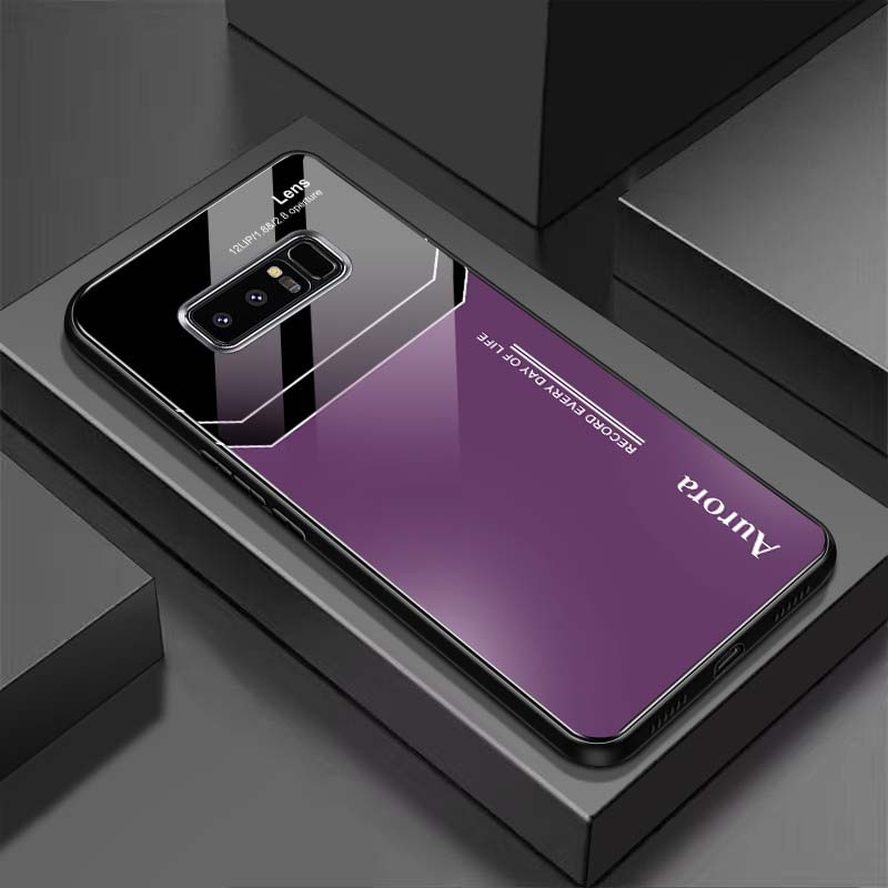 Ốp Lưng SAMSUNG GALAXY NOTE 8 Mặt Lưng Kính Cường Lực Sáng Bóng