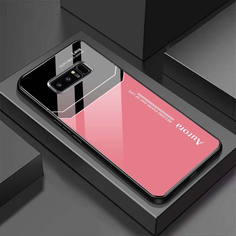 Ốp Lưng SAMSUNG GALAXY NOTE 8 Mặt Lưng Kính Cường Lực Sáng Bóng
