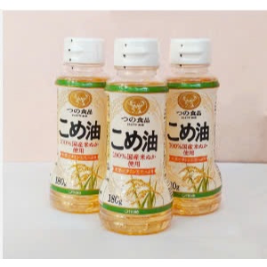 Dầu ăn dặm cho bé / dầu gạo Nhật Bản Tsuno 180ml