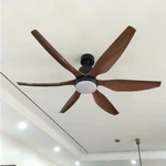 Quạt Trần Lõi Đồng Điều Khiển Từ Xa 6 Cấp Độ Gió Và 3 Chế Độ Ánh Sáng Cực Mát 6 Cánh Tự Động Bảo Hành 10 năm mã 01 — ảnh 4