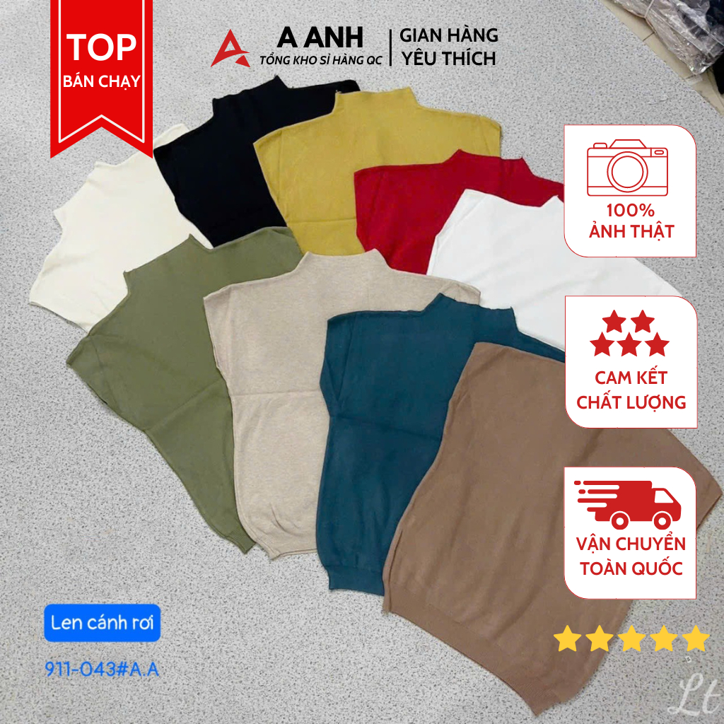 Áo Len Cánh Rơi Chất Liệu Len Lông Thỏ Mềm Mịn