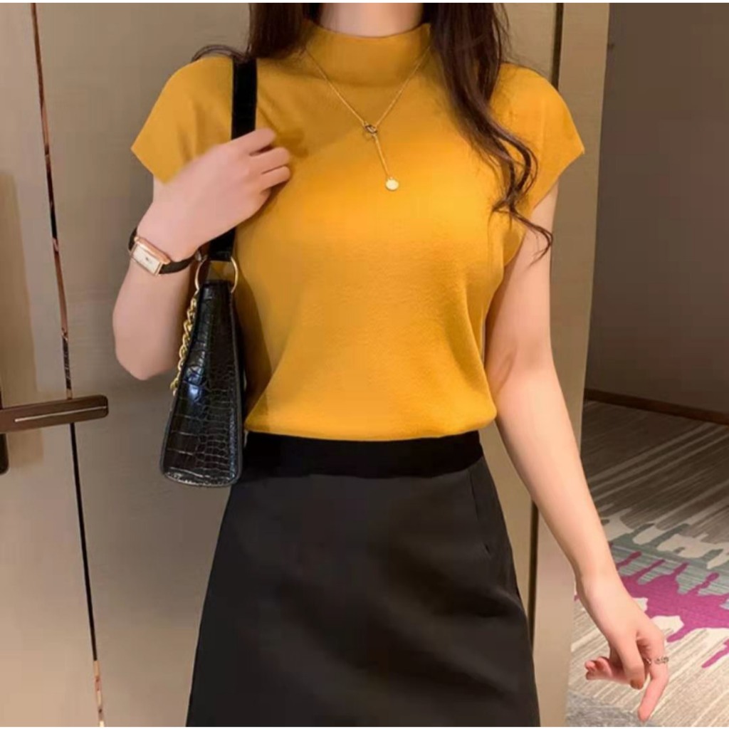 Áo Len Cánh Rơi Chất Liệu Len Lông Thỏ Mềm Mịn