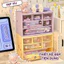 Tủ đồ để bàn mini 3 tầng nhiều ngăn kéo, kệ sách để bàn đựng dụng cụ học tập có ngăn kéo BIBA BIBO