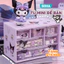 Tủ đồ để bàn mini 3 tầng nhiều ngăn kéo, kệ sách để bàn đựng dụng cụ học tập có ngăn kéo BIBA BIBO