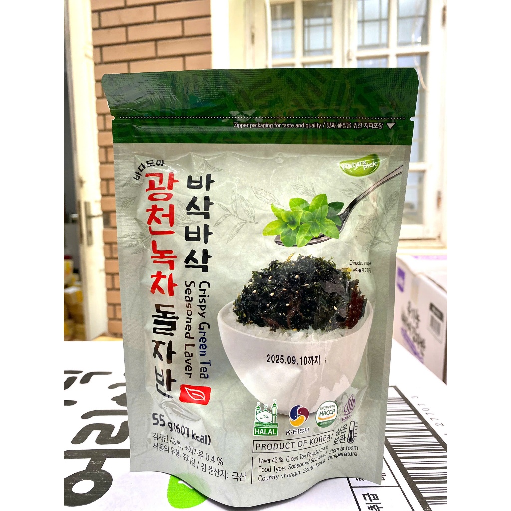 [HSD 11/2025] Rong biển trộn cơm Nature pick HÀn Quốc túi 55g